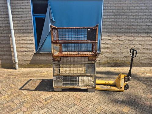 Gitterbox gaaskratten stapel kratten boxen 8 stuks koopje, Doe-het-zelf en Verbouw, Kratten en Dozen, Gebruikt, Krat, 100 cm of meer