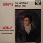 Beethoven Backhaus Piano Concerto 3 Moonlight Sonata SXL2190, Kamermuziek, Ophalen of Verzenden, Zo goed als nieuw, 12 inch