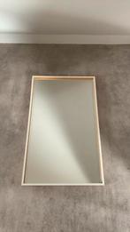 IKEA Skogsvag spiegel houten/witte lijst 80x50 cm, Ophalen of Verzenden, Zo goed als nieuw, Minder dan 100 cm, Rechthoekig