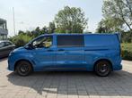 Ford E-Transit Custom MSRT 320 L2H1 DC, Automaat, Stof, Blauw, 286 pk