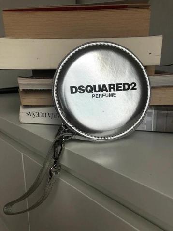 Dsquared2 zilveren portemonnee mini tasje Festival | Airpods beschikbaar voor biedingen