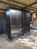 Kledingkast zwart Woood kast kluiskast, Huis en Inrichting, Kasten | Kledingkasten, Ophalen, Zo goed als nieuw, 25 tot 50 cm, 150 tot 200 cm