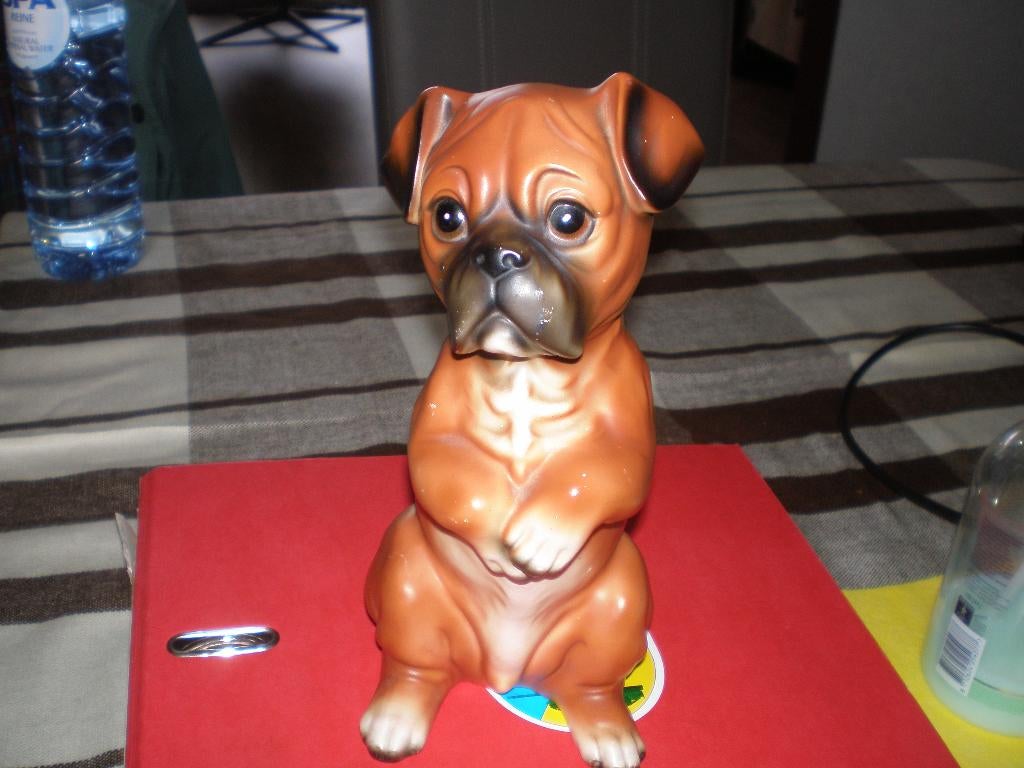 beeld boxer, Verzamelen, Beelden en Beeldjes, Ophalen of Verzenden, Gebruikt, Dier