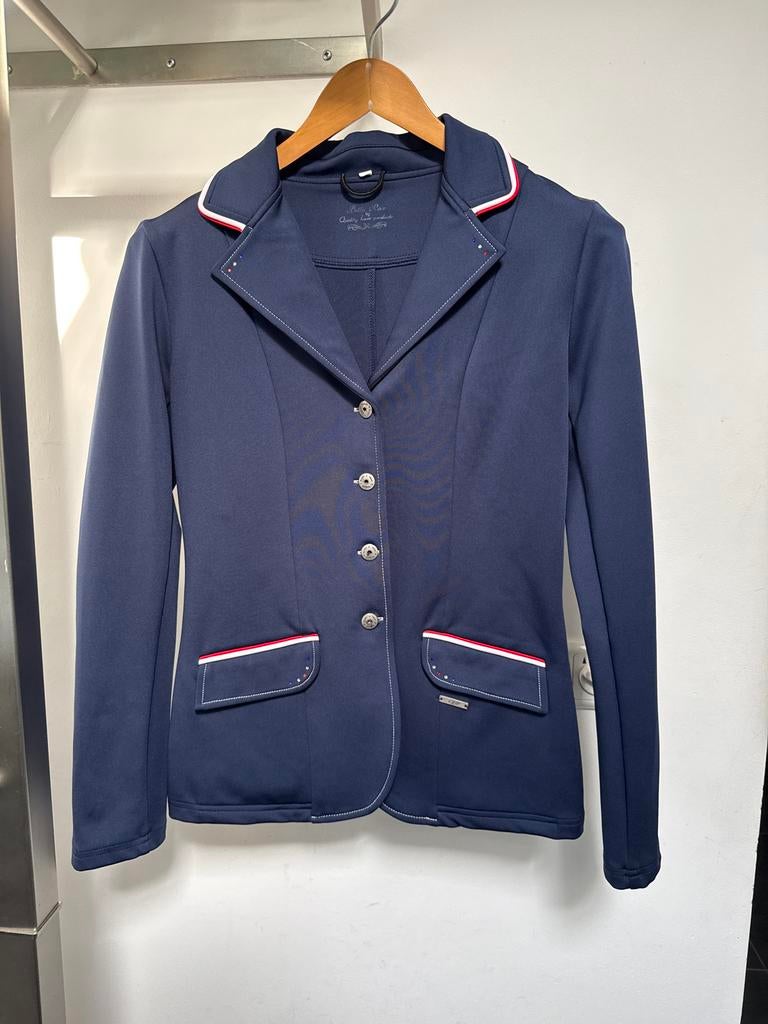 Wedstrijdjasje. Kleur Blauw. Merk QHP, Dieren en Toebehoren, Paardrijkleding, Ophalen of Verzenden, Zo goed als nieuw, Dressuur