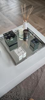 Spiegeldienblad groot, Huis en Inrichting, Woonaccessoires | Dienbladen, Ophalen of Verzenden, Zo goed als nieuw, Vierkant, Overige materialen