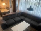 Ruime hoekbank te ruil voor kleinere (ribstof) L-bank, Huis en Inrichting, Banken | Bankstellen, Ophalen, Gebruikt, 100 tot 125 cm