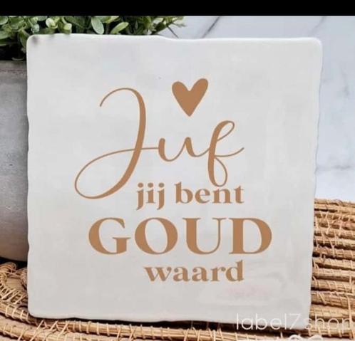 Tegeltje met tekst - Nieuw, Huis en Inrichting, Woonaccessoires | Tekstborden en Spreuken, Nieuw, Ophalen of Verzenden