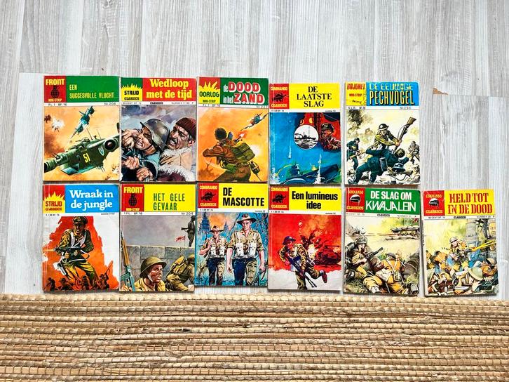 Commando & Front Stripboeken Collectie, Boeken, Stripboeken, Gelezen, Meerdere stripboeken, Ophalen of Verzenden