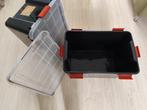 Iris waterdichte opbergboxen 50/70 liter 12 stuks, Doe-het-zelf en Verbouw, Kratten en Dozen, Ophalen, 50 tot 75 cm, Bak of Kist