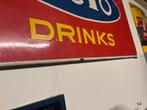 Vintage Hero Drinks Emaille Reclamebord, Ophalen of Verzenden