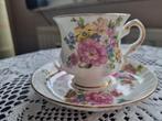 Balmoral castle bone china kop en schotel, Ophalen of Verzenden
