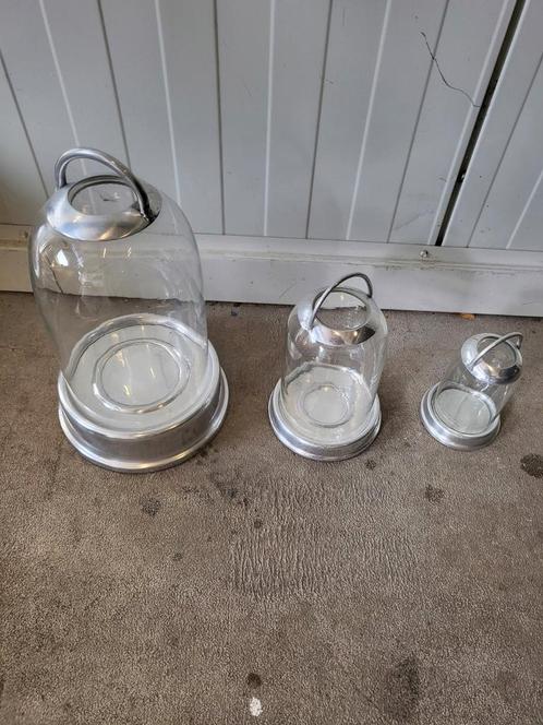 Set van 3 decoratieve stolpen, Huis en Inrichting, Woonaccessoires | Stolpen, Zo goed als nieuw, Ophalen of Verzenden