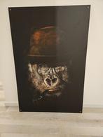 Posterjunkie Classy Gorilla poster, Aluminium, 80x120 cm, Ophalen, Zo goed als nieuw