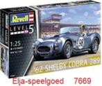 Revell Shelby AC cobra 289 7669 modelbouw 1:25 auto, Hobby en Vrije tijd, Auto, Revell, Groter dan 1:32, Nieuw
