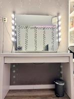 IKEA MALM make-uptafel met MUSIK lampen & spiegel, Huis en Inrichting, Kasten | Overige, Ophalen, Gebruikt