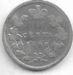 5  cent  1896  Canada. km. 2, Zilver, Ophalen of Verzenden, Losse munt, Noord-Amerika