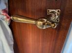 Deurkruk gepolijst bras, Doe-het-zelf en Verbouw, Hang- en Sluitwerk, Ophalen, Nieuw, Koper of Messing, Klink of Kruk