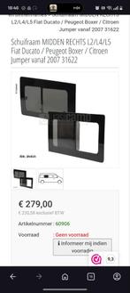 Schuifraam rechtsachter Ducato, Boxer, Jumper, Auto-onderdelen, Ruiten en Toebehoren, Ophalen, Nieuw, Citroën