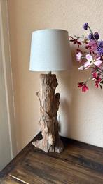 2x Houten staande dressoir lampen, Huis en Inrichting, Ophalen of Verzenden, Zo goed als nieuw, Minder dan 50 cm