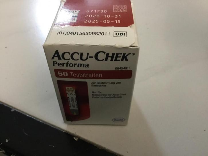 Accu-Chek Performa Teststrips, Sport en Fitness, Gezondheidsproducten en Wellness, Gebruikt, Overige typen, Ophalen of Verzenden