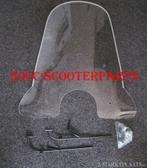 Windscherm [Hoog model] "BTC RIVA" ap20023 ronde koplamp 7, Motoren, Ophalen of Verzenden, 50cc-Scooterparts, Info@50cc-scooterparts.nl