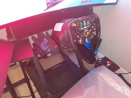 Trustmaster T-GT2 +SF1000 stuur add-on + T-LCM pedalen, Computers en Software, Overige Computers en Software, Zo goed als nieuw