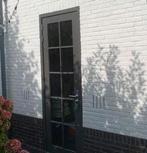 Kozijn met dubbele tuindeuren 2 x, Ophalen of Verzenden, Glas, 120 cm of meer, 215 cm of meer