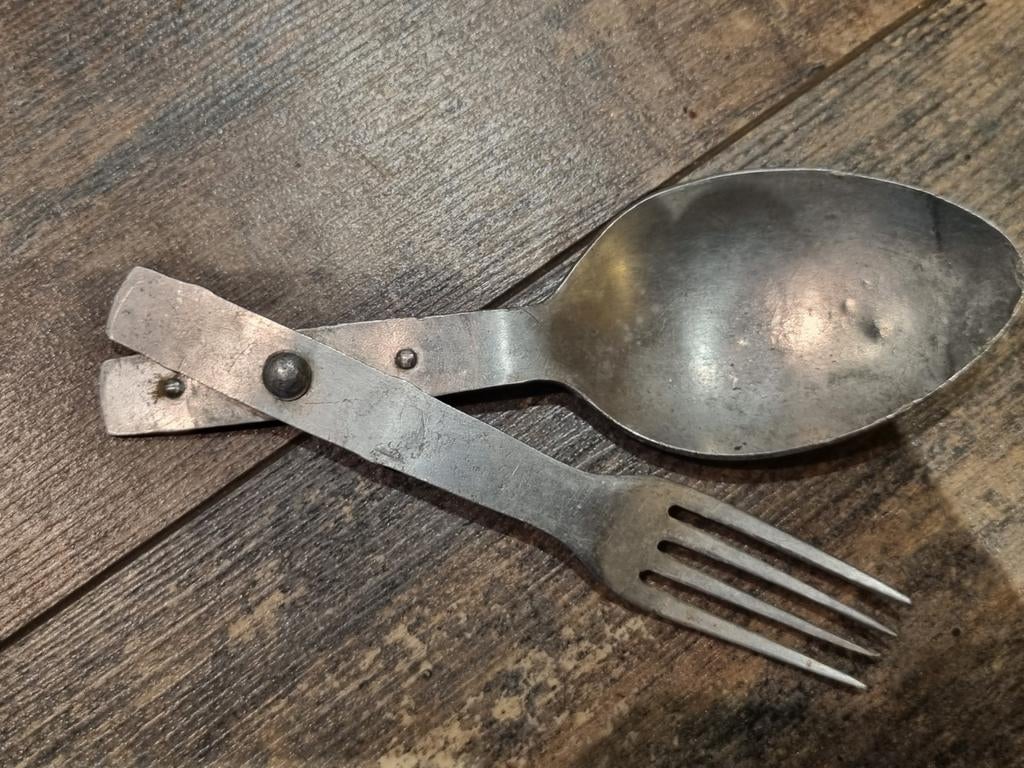 Duits WOII göffel veldbestek wehrmacht 1941 (?), Ophalen of Verzenden, Duitsland