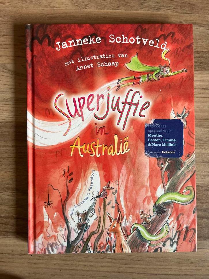 Superjuffie in Australië - Janneke Schotveld, Boeken, Kinderboeken | Jeugd | onder 10 jaar, Zo goed als nieuw, Sprookjes, Ophalen