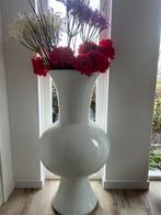 Grote witte decoratieve vaas - 100cm, Ophalen, Kunststof, Wit, Nieuw