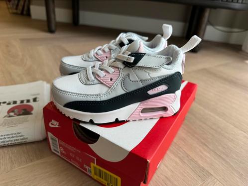 Nike Air Max 90 EASYON (PS) White/Wolf Grey-Pink Foam 8C 25, Kinderen en Baby's, Kinderkleding | Schoenen en Sokken, Nieuw, Sportschoenen