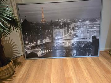 Parijs Poster met Aluminium Lijst beschikbaar voor biedingen