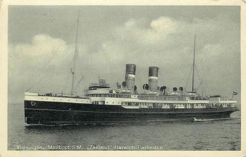 (378-290-035) Vlissingen  Mailboot SM Zeeland, Verzamelen, Ansichtkaarten | Nederland, Zeeland, Verzenden