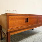 Vintage Deens design Ladenkast Halmeubel Bankje Tv-meubel, Gebruikt, 1 of 2 laden, Teakhout, X