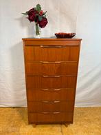 Gratis verzending!MidCentury Retro Vintage Teak Ladekast1960, Gebruikt, Mid century retro vintage teak ladekast 1960, -, Teakhout