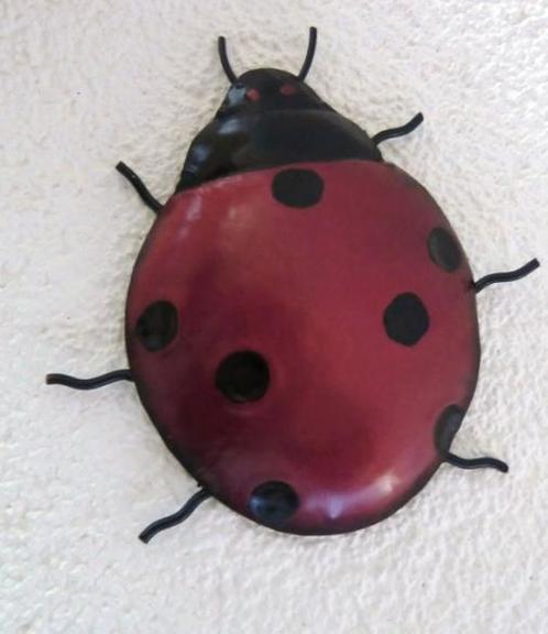 Wanddecoratie: Lieveheersbeestje (nieuw), Tuin en Terras, Tuinwanddecoratie, Nieuw, Ophalen of Verzenden