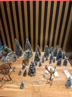 Lemax bomen (3 met licht) voor kerstdorp incl stekker, Diversen, Kerst, Ophalen of Verzenden, Gebruikt