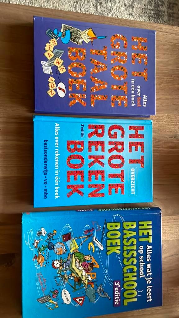 Het basisschoolboek /het grote taalboek /het grote rekenboek, Boeken, Kinderboeken | Jeugd | onder 10 jaar, Zo goed als nieuw