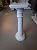 Plantenzuil wit, Huis en Inrichting, Woonaccessoires | Zuilen en Pilaren, Ophalen of Verzenden, Gebruikt