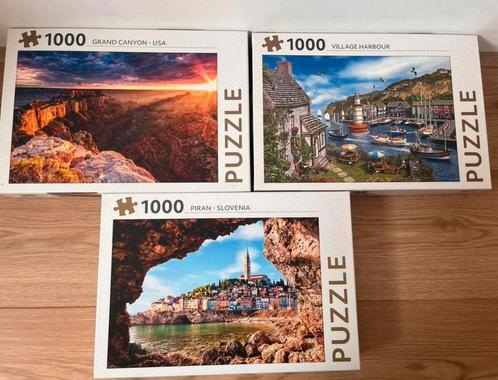 3 REBO puzzels, Hobby en Vrije tijd, Denksport en Puzzels, Zo goed als nieuw, Legpuzzel, 500 t/m 1500 stukjes, Ophalen of Verzenden