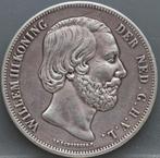 Zilveren rijksdaalder 1850 - 2 1/2 gulden 1850 - netjes!, Koning Willem III, Verzenden, Zilver, Losse munt