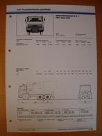 DAF FMT 2500 DHS Technische Specificatie Folder 1986 – 6x4, Ophalen, Zo goed als nieuw, Overige merken, DAF