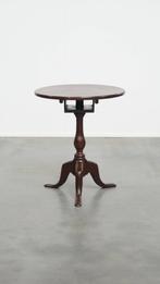 Antieke Engelse ronde open bird cage tilt top table, Antiek en Kunst, Ophalen