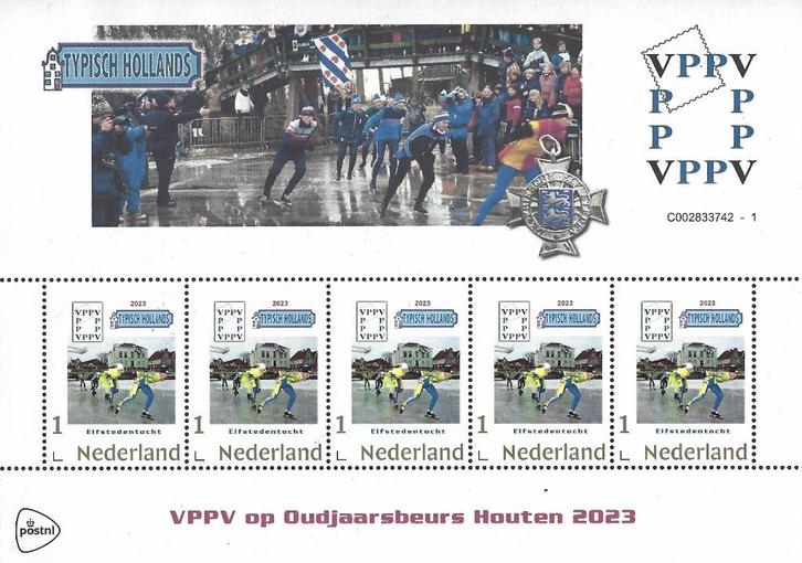 Persoonlijke Postzegels VPPV TYPISCH HOLLANDS 25*128, Postzegels en Munten, Postzegels | Nederland, Postfris, Na 1940, Verzenden
