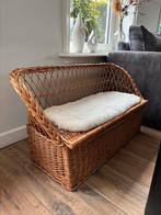 Vintage Rotan Klepbankje voor Kinderen, Ophalen, Gebruikt, Minder dan 75 cm, Tweepersoons