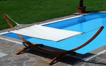 Hangmat met Frame XXL - 400 cm - XXL Nieuw!!     beschikbaar voor biedingen