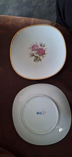 2 Kaiser Moosrose Bordjes - 16 cm, Ophalen of Verzenden