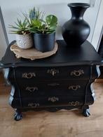 Zwart ladekastje, Ophalen, 50 tot 100 cm, Zo goed als nieuw, 3 of 4 laden