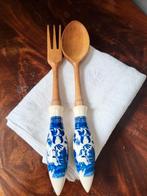 Vintage Saladset ~ Blue Willow, Antiek en Kunst, Ophalen of Verzenden