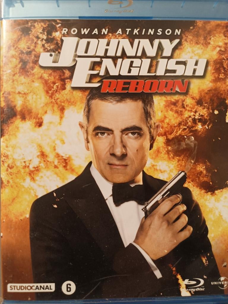 Johnny English Reborn Bluray NL ZGAN!!, Cd's en Dvd's, Blu-ray, Ophalen of Verzenden, Zo goed als nieuw, Actie